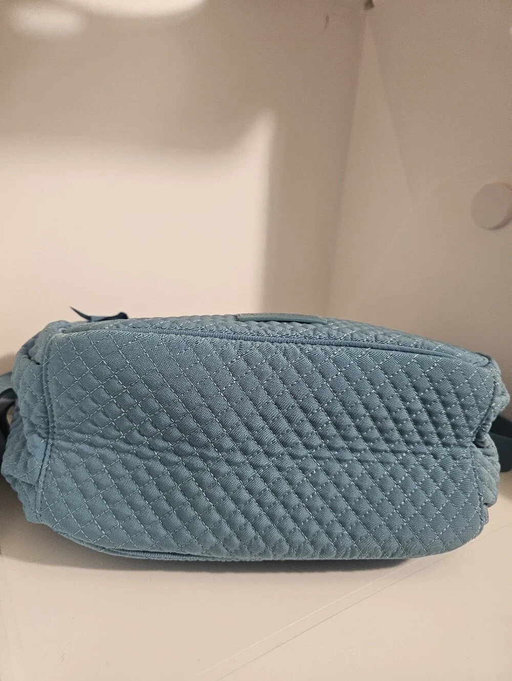 Vera Bradley Blue Crossbody Fabric Purse - EUC